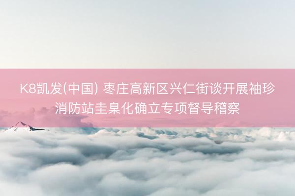 K8凯发(中国) 枣庄高新区兴仁街谈开展袖珍消防站圭臬化确立专项督导稽察